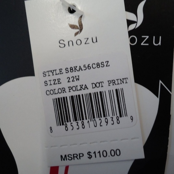 NEW Swimsuit with Polka Dots BRAND NEW WITH TAGS - Picture 3 of 4